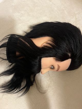 Muñeco de peluquería con barba