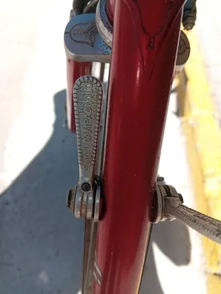 Bicicleta carretera antigua italiana.