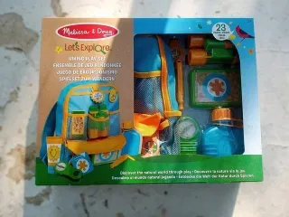 Mochila de explorador infantil con accesorios