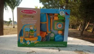 Mochila de explorador infantil con accesorios