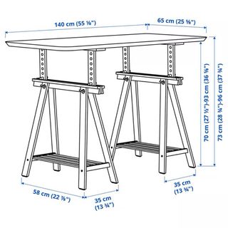 Un Caballete Blanco Ikea (si quieres los dos 50)