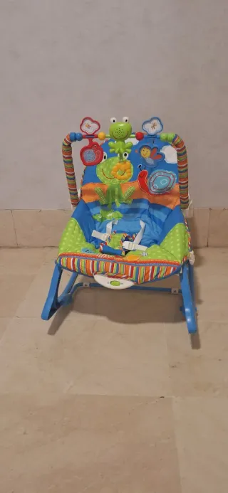 Hamaca para bebé con arco de juegos