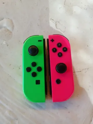 Joy-Con Nintendo Switch Verde y Rosa