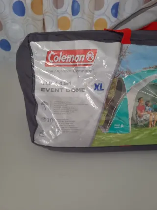 Cenador Coleman XL Verde y Turquesa