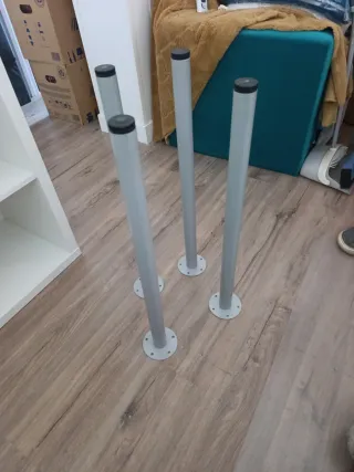 Patas de mesa Ikea metálicas