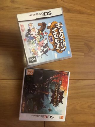 Juegos Nintendo DS y 3DS: Harvest Moon y Monster H