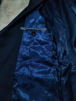 Blazer Cruzado Azul Marino