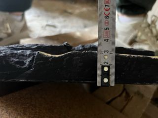 Revestimiento de piedra negro