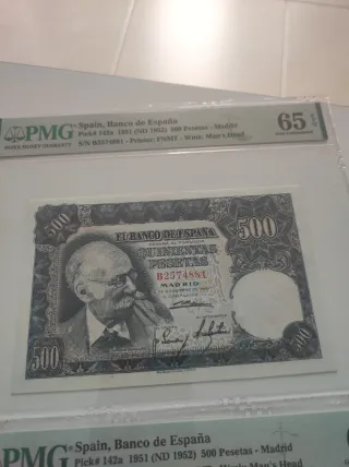 Billetes PMG