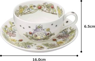 Taza y platillo Noritake Totoro Ghibli