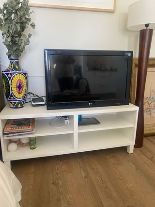 Mueble TV Blanco y Multicolor