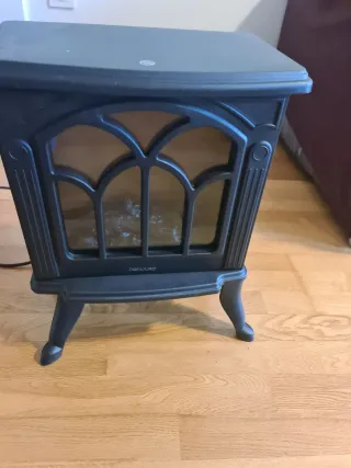 Chimenea Eléctrica Cecotec Negra