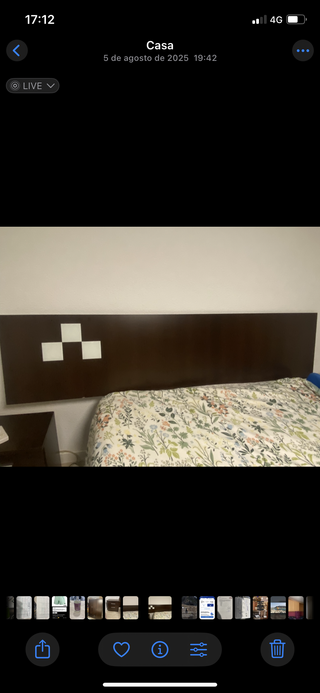 Armario + cabecero + 2 mesitas