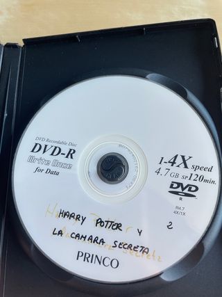 DVD Harry Potter y la Cámara Secreta