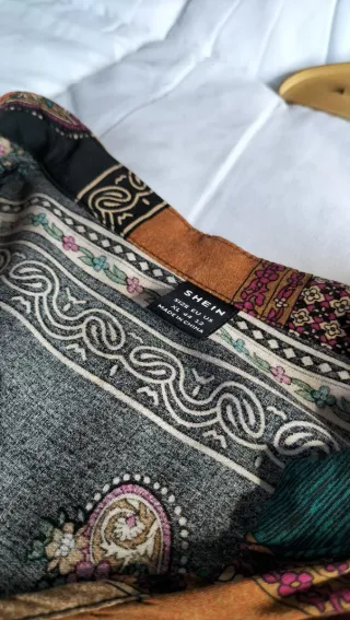 Vestido largo bohemio patchwork