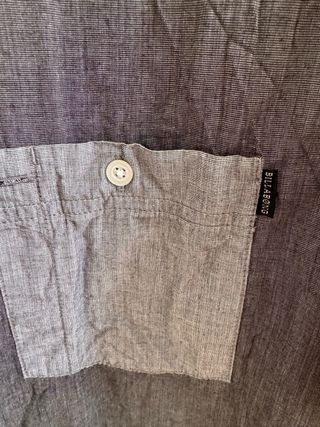 Camisa hombre Billabong XL Gris y Rosa