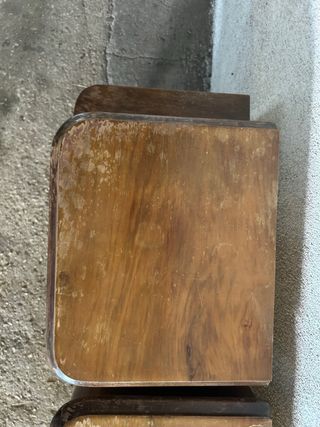 Coppia comodini vintage legno