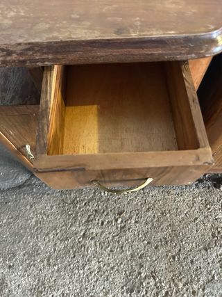 Coppia comodini vintage legno