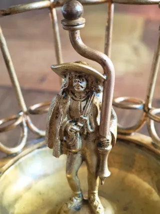 Antico Calamaio E Portapenne Bronzo Napoleone III