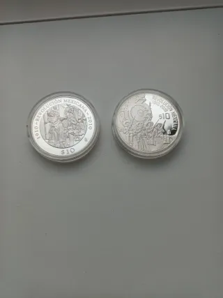 Monedas "Centenario Revolución Mexicana"