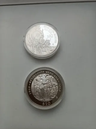 Monedas "Centenario Revolución Mexicana"
