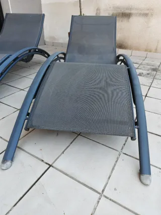 Tumbonas de jardín (2 unidades)