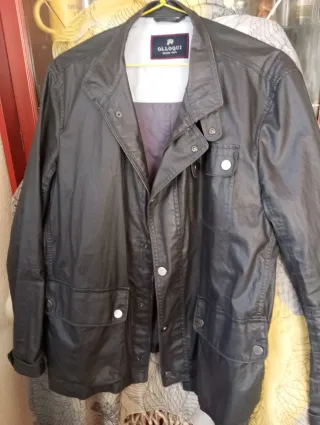 Trenca azul marino OLLOQUI hombre