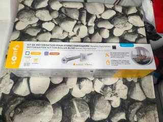 Kit de 2 motores para estores enrollables SOMFY.