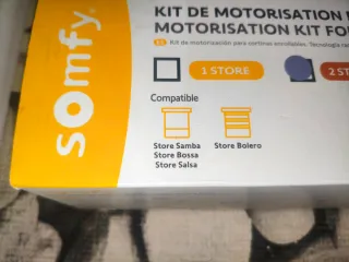 Kit de 2 motores para estores enrollables SOMFY.