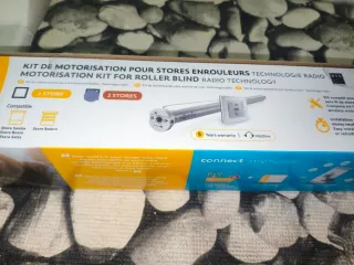 Kit de 2 motores para estores enrollables SOMFY.