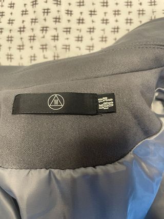 Cazadora ante gris mujer talla 38