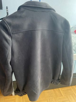 Cazadora ante gris mujer talla 38