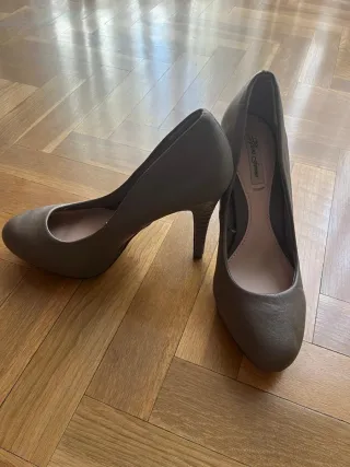 Zapatos de tacón marrones T.38