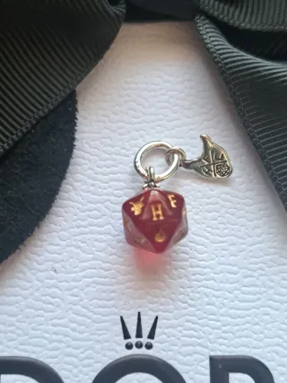 Charm dado argento s925 Stranger things