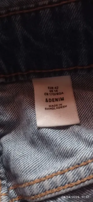 Peto Vaquero H&M Mujer Azul.