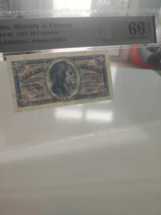 Billetes PMG