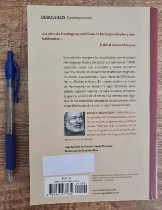 Ernest Hemingway Cuentos Prólogo de García Márquez