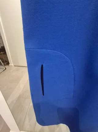 Vestido azul sin mangas