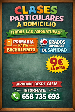 Clases particulares a domicilio