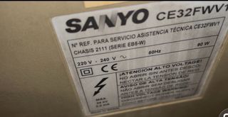Televisor Sanyo Gris FUNCIONAL