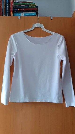 Lote 2 Camiseta blanca volantes talla M a 1€ cada