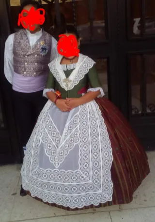 Traje Fallera Niña 7-9 Años