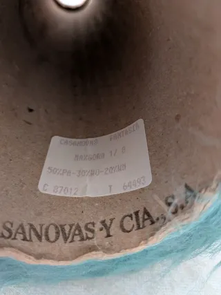 Cono lana mohair verde polvo 353gr