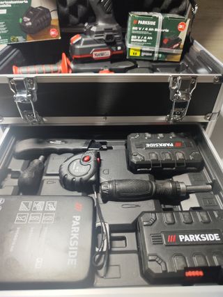 Set Taladro Percutor Parkside X20VTEAM 64nm