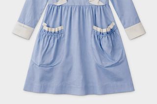 Vestido babydoll azul  T. XS nuevo y etiqueta