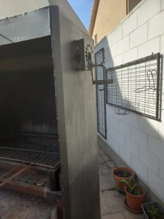 Barbacoa de hierro artesana