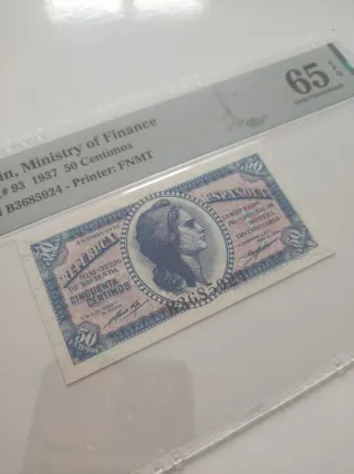 Billetes PMG