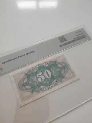 Billetes PMG