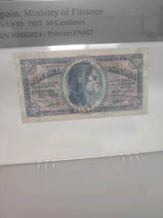 Billetes PMG