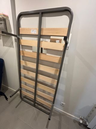 Somier 90cm Metal y Madera